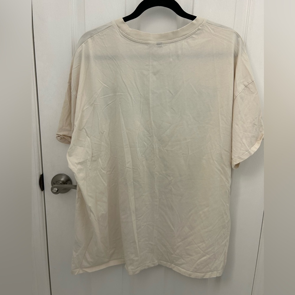 Off-White Cotton Cannes Tshirt, Sz XL - Picture 7 of 7